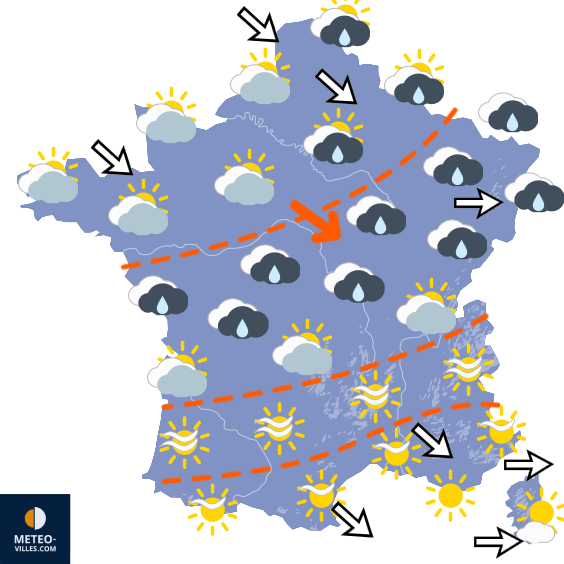 Carte de prévisions du temps du Dimanche 20 septembre 2026