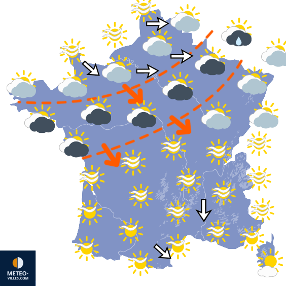 Carte de prévisions du temps du Dimanche 20 septembre 2026