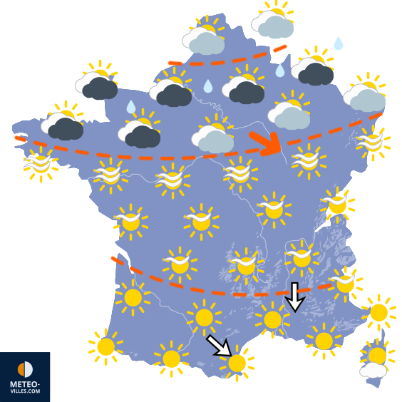 Carte de prévisions du temps du Dimanche 20 septembre 2026