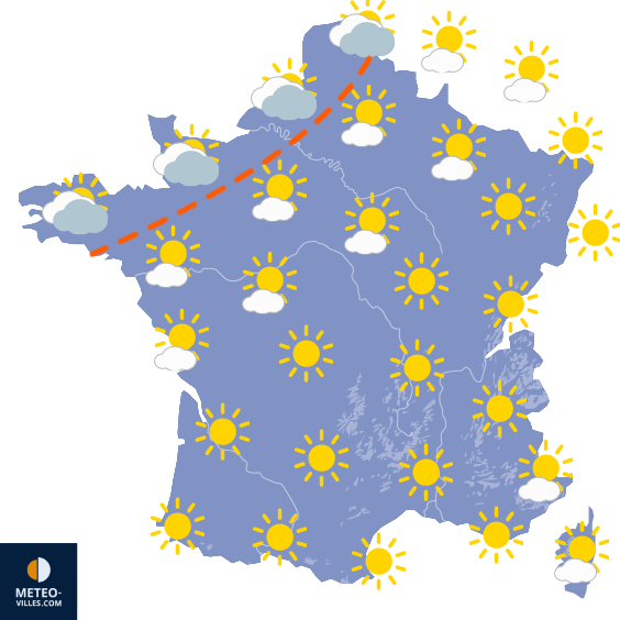 Carte de prévisions du temps du Dimanche 20 septembre 2026