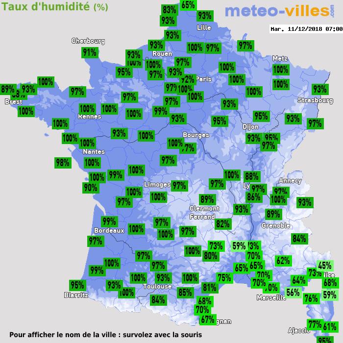 Météo France humidité