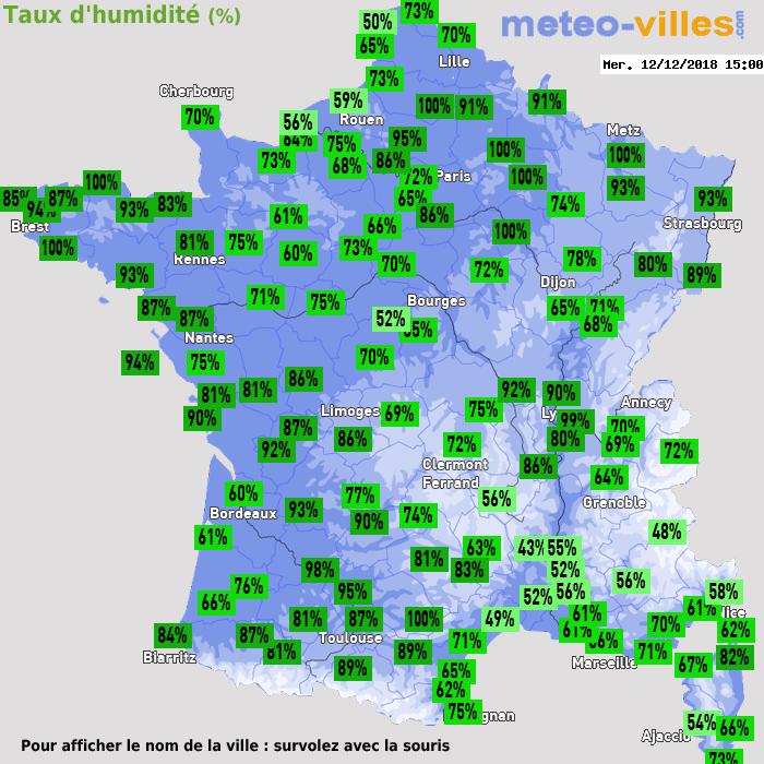 Météo France humidité