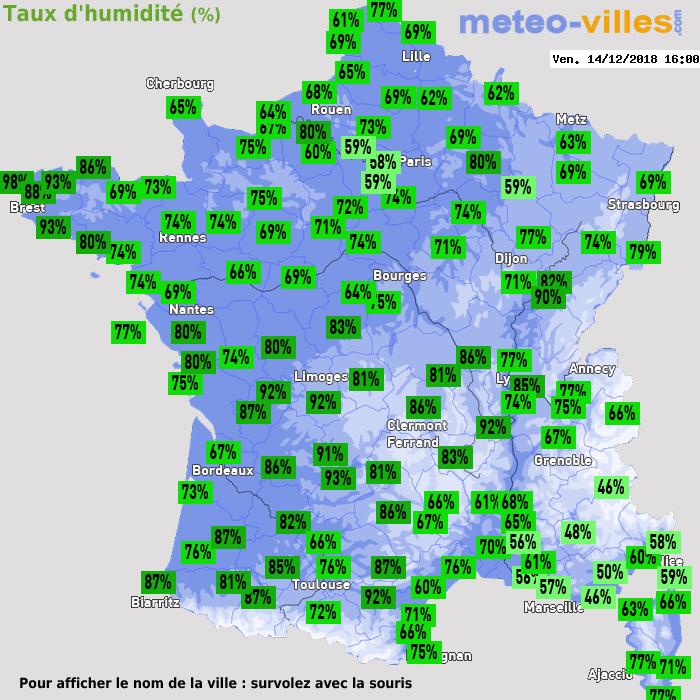 Météo France humidité