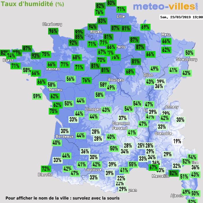 Météo France humidité