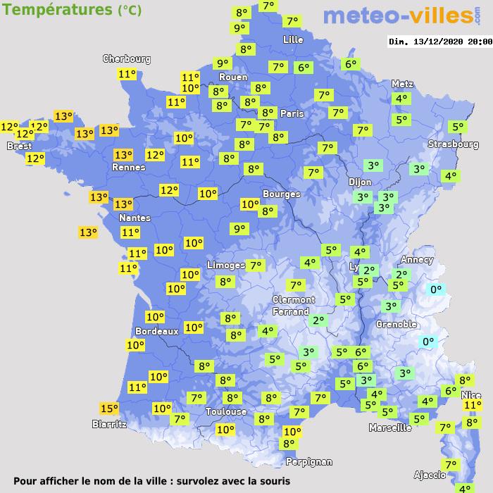 Température en ce moment