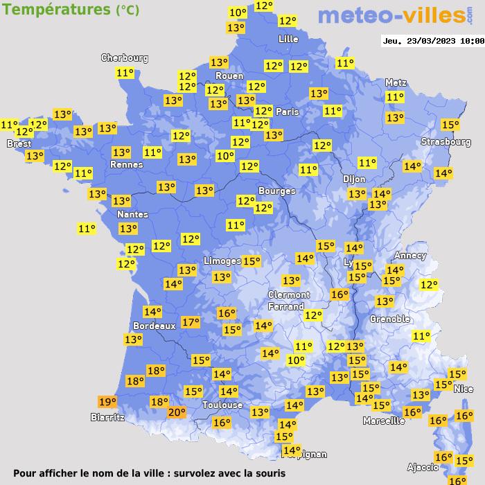 Température en ce moment