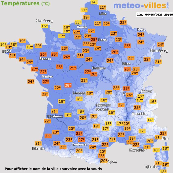 Température en ce moment