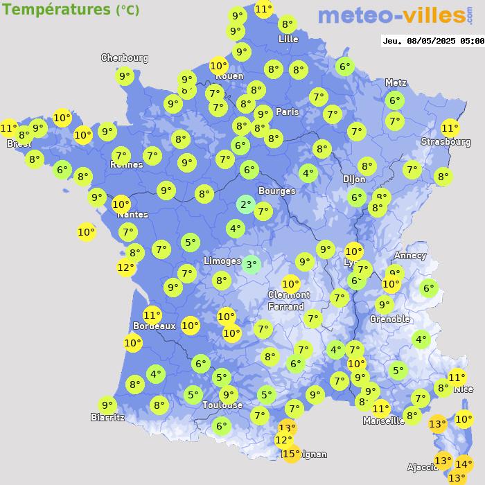 Température en ce moment