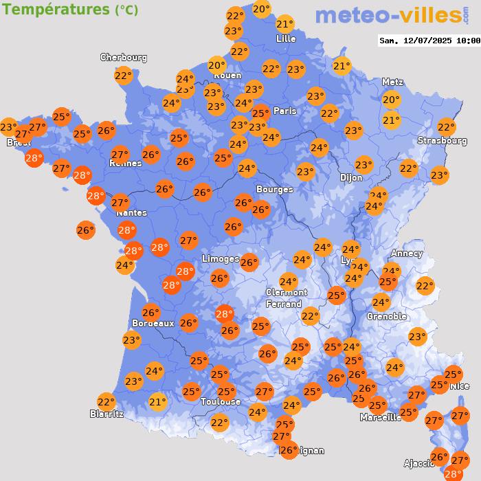 Température en ce moment