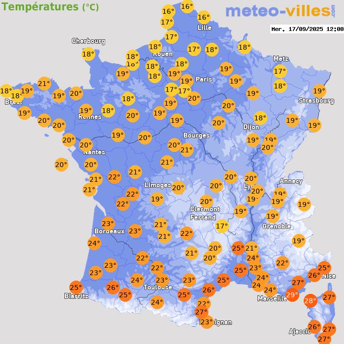 Température en ce moment