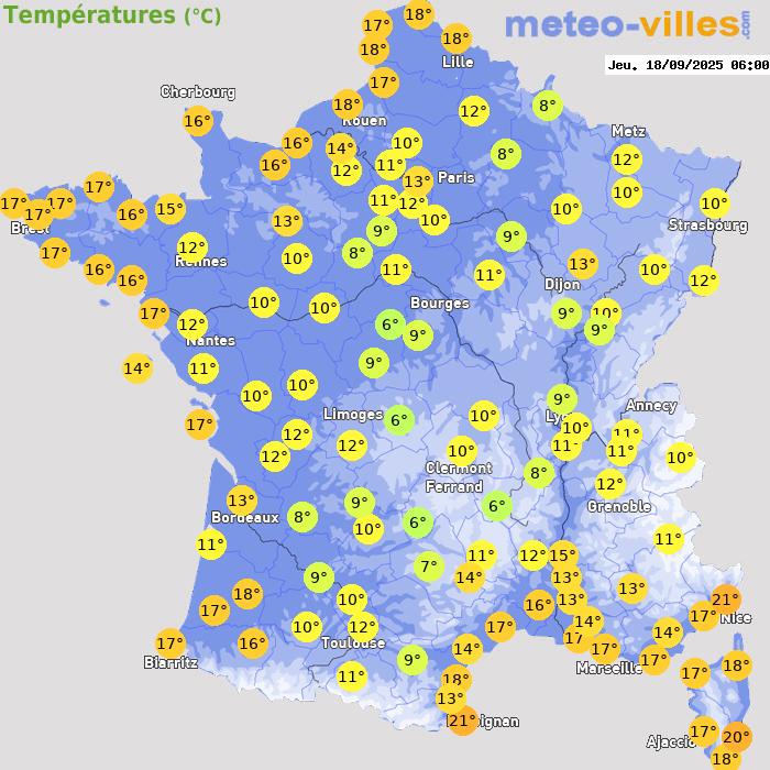 Température en ce moment