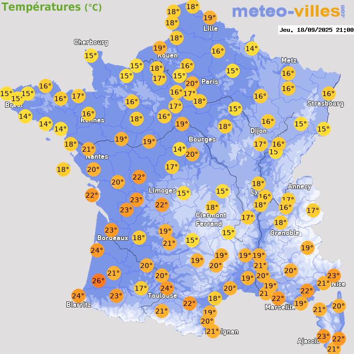 Température en ce moment