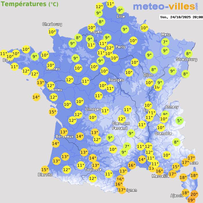 Température en ce moment