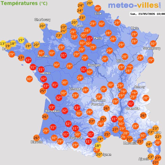 Température en ce moment