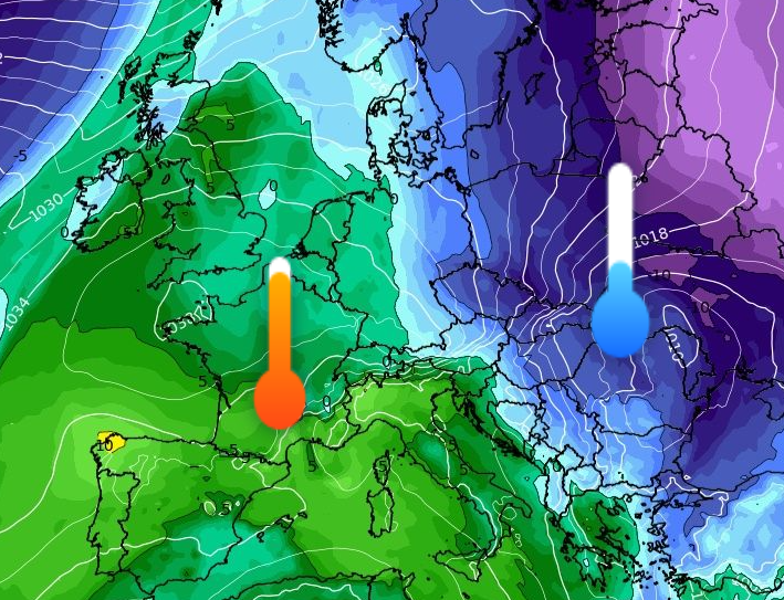 Hausse des températures sur la France cette semaine 30/01/2023