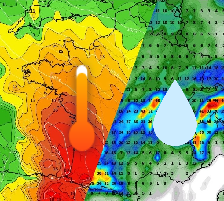 Coup de chaleur éphémère avant un week-end plus perturbé 03/05/2023